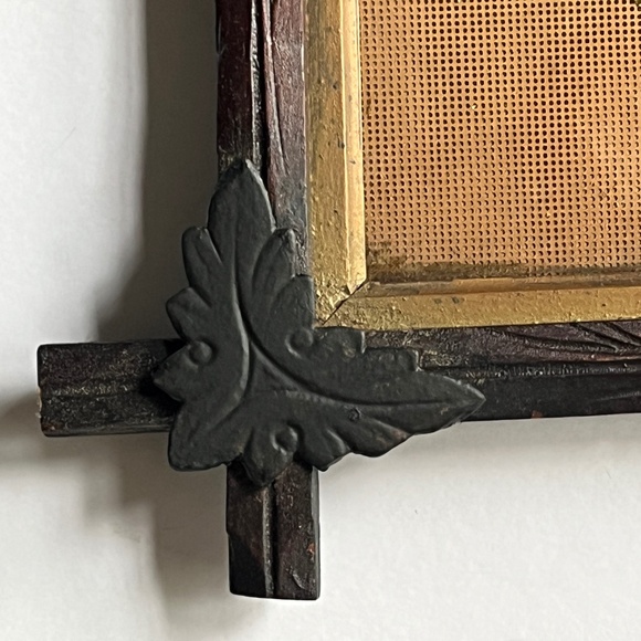 VTG No Place Like Home Embroidered Victorian Frame Needlepoint Oz Inspiration - Picture 10 of 16